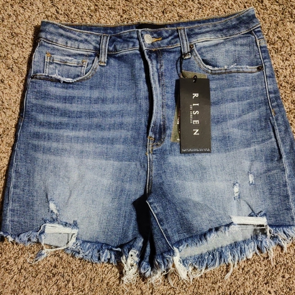 Women's Blue Denim Shorts
